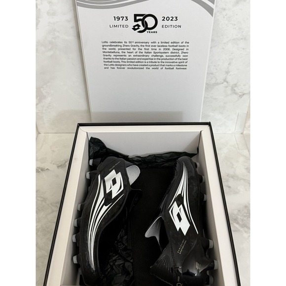 Lotto Zhero Gravity OG 50th Anniversary Limited Edition Soccer Cleats Size 9.5 main image 10